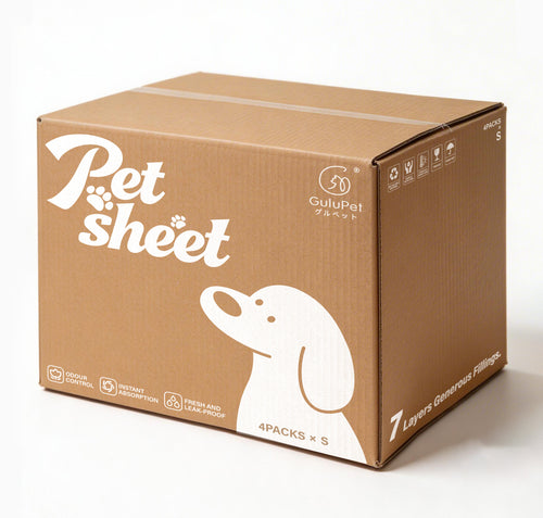 GuluPet - Premium Thickened Pet Training Pads 7 Layers | Small 22 x 23 in